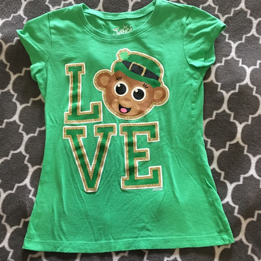 Girl’s Justice St. Patrick’s Day shirt
